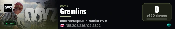 Gremlins live status badge