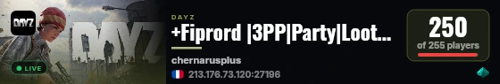 +Fiprord |3PP|Party|Loot+|Guns+|Map live status badge