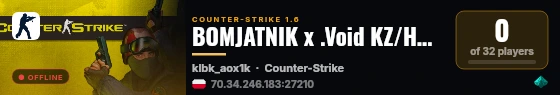 BOMJATNIK x .Void KZ/HNS/MIX [100aa] live status badge