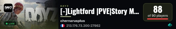 [-]Lightford |PVE|Story Mode|Custom Events live status badge