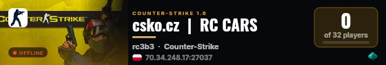 csko.cz  |  RC CARS live status badge