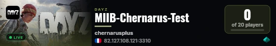 MIIB-Chernarus-Test live status badge
