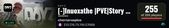 [-]Inuoxathe |PVE|Story Mode|Custom Events live status badge