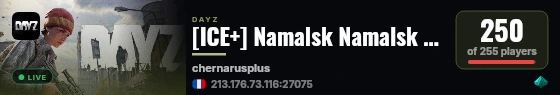 [ICE+] Namalsk Namalsk Frigid Zone - Group Play Hardcore X20 Loo live status badge
