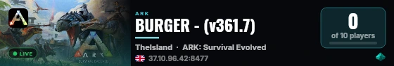 BURGER - (v361.7) live status badge