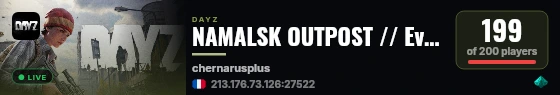 NAMALSK OUTPOST // Events Ready live status badge