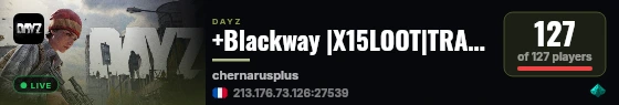 +Blackway |X15LOOT|TRADER|BOATS|HELIS|EVENTS live status badge