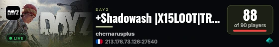 +Shadowash |X15LOOT|TRADER|BOATS|HELIS|EVENTS live status badge