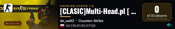 [CLASIC]Multi-Head.pl [ ONLY Birtja ] @ disCONNECT.pl live status badge