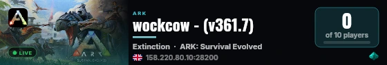 wockcow - (v361.7) live status badge