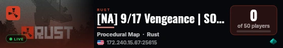 [NA] 9/17 Vengeance | SOLO/DUO | Monthly Wipe | No Decay live status badge