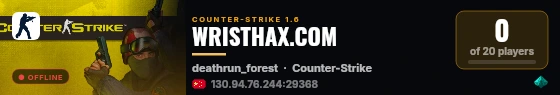 WRISTHAX.COM live status badge