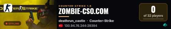 ZOMBIE-CSO.COM live status badge