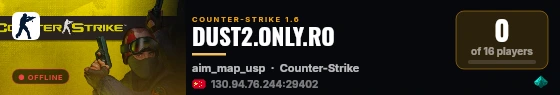 ELITECS16.NET live status badge