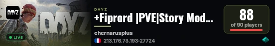 +Fiprord |PVE|Story Mode|Custom Events live status badge
