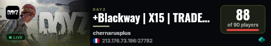 +Blackway | X15 | TRADER | HELI | CARS | BUNKERS | Twitch live status badge