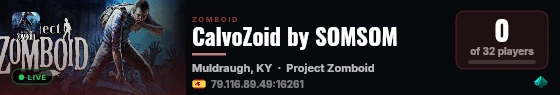 CalvoZoid by SOMSOM live status badge