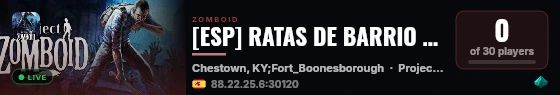 [ESP] RATAS DE BARRIO B42 PvE | XP×3 | Base segura | IA enemig live status badge