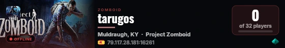 tarugos live status badge