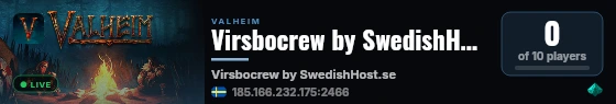 Virsbocrew by SwedishHost.se live status badge