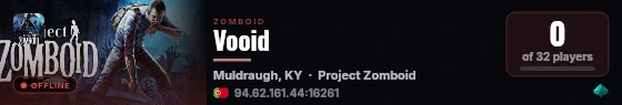 Vooid live status badge