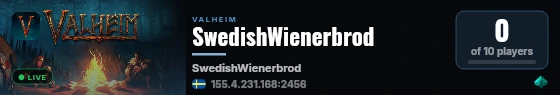 SwedishWienerbrod live status badge