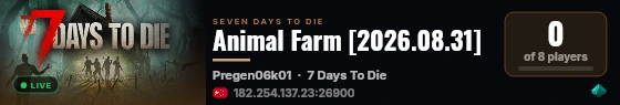 Animal Farm [2026.08.31] live status badge