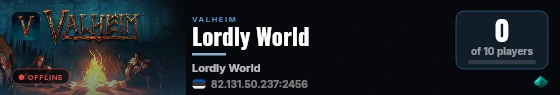 Lordly World live status badge