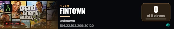 FINTOWN live status badge