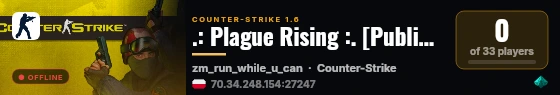 .: Plague Rising :. [Public Mod] live status badge