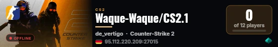 Waque-Waque/CS2.1 live status badge