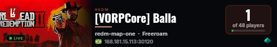 [VORPCore] Balla live status badge