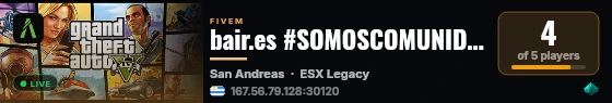 bair.es #SOMOSCOMUNIDAD live status badge