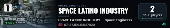 SPACE LATINO INDUSTRY live status badge