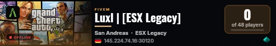 Luxl | [ESX Legacy] live status badge