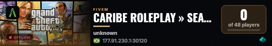 CARIBE ROLEPLAY » SEASON 1 « live status badge