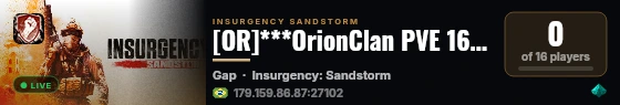 [OR]***OrionClan PVE 16x65 live status badge