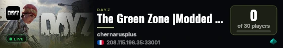 The Green Zone |Modded PvP|Trader|Missions|AI|Modded live status badge