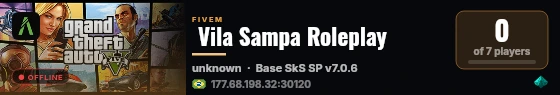  Vila Sampa Roleplay live status badge