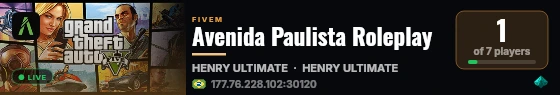 Avenida Paulista Roleplay live status badge