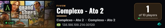 Complexo - Ato 2 live status badge