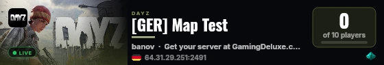 [GER] Map Test live status badge