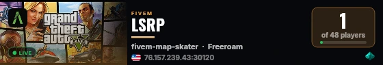 LSRP live status badge