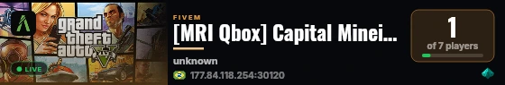 [MRI Qbox] Capital Mineira live status badge