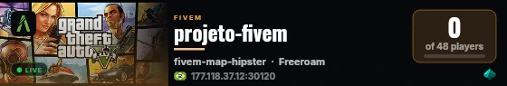 projeto-fivem live status badge