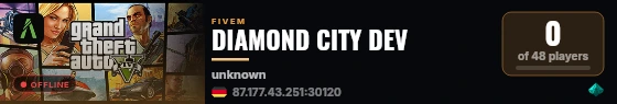 DIAMOND CITY DEV live status badge