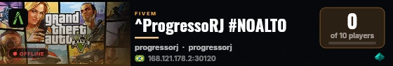 ^ProgressoRJ #NOALTO live status badge