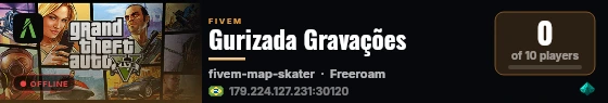 Gurizada Gravações live status badge