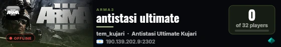 antistasi ultimate live status badge