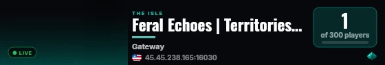 Feral Echoes | Territories | PVP | VOIP live status badge